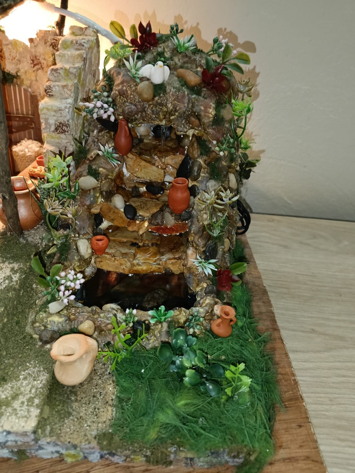 pesebre con fuente y choza - Image 3