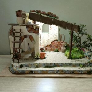 Portal con pesebrera y zarzo