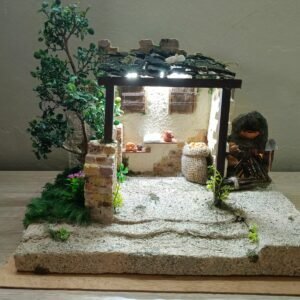 Portal navideño con Horno